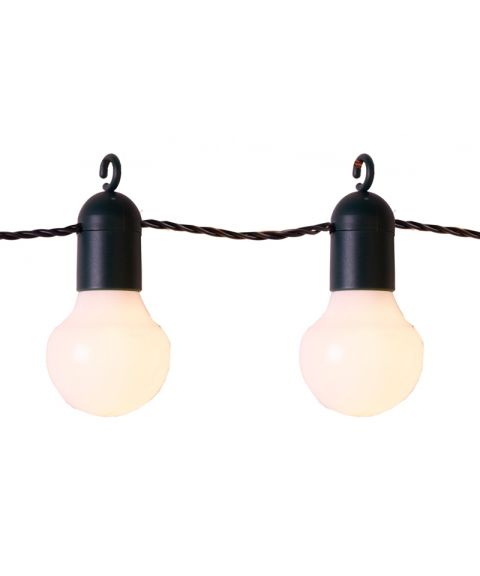 LED Lyslenke, Lyskule (x20), 570 cm, diameter 5 cm, Varmhvite