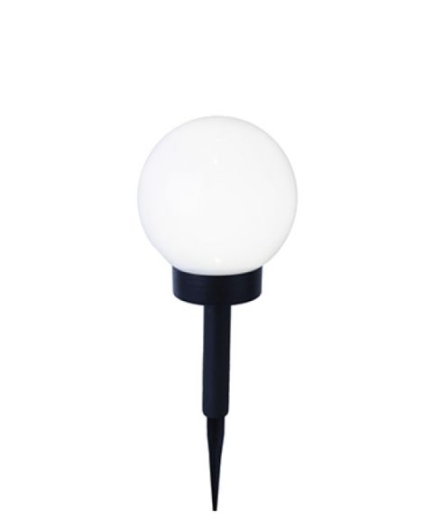 Globe hagespyd med dekorlys, Solcelle, LED, diameter 15 cm