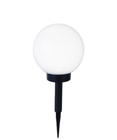 Globe hagespyd med dekorlys, Solcelle, LED, diameter 20 cm