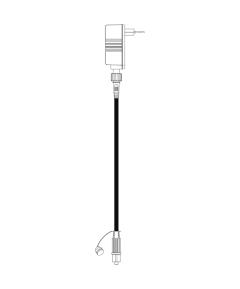 [1] Start System 24, Transformator 20W (max), 150 cm ledning, Sort