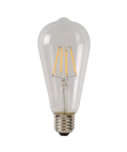 Vintage E27 ST64 LED 5W 550lm 2700K Klar, dimbar