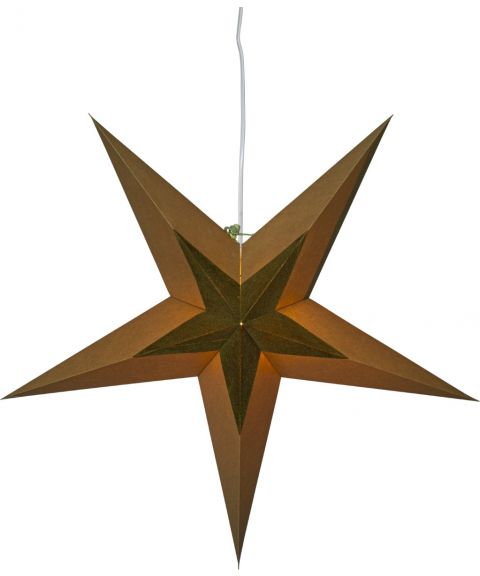 Diva papirstjerne, diameter 60 cm, uten oppheng, Grønn