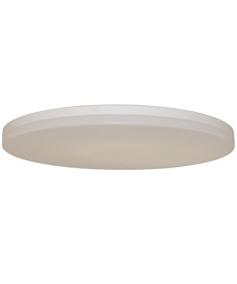 Slice Circle 600 PS taklampe, DALI-dimbar 38/55W LED 3000K 3800/5500lm, diameter 60 cm, IP54, Hvit