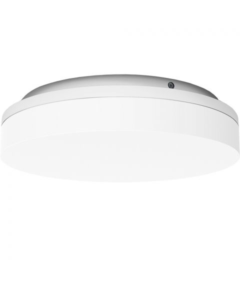 Slice Circle 220 CS/PS, dimbar 10/15W LED 2700/3000K 1000/1500lm, diameter 22 cm, IP54, Hvit