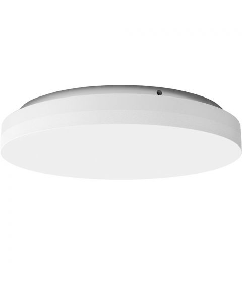 Slice Circle 270 CS/PS, DALI-dimbar 18/24W LED 2700/3000K 1800/2400lm, diameter 27 cm, IP54, Hvit