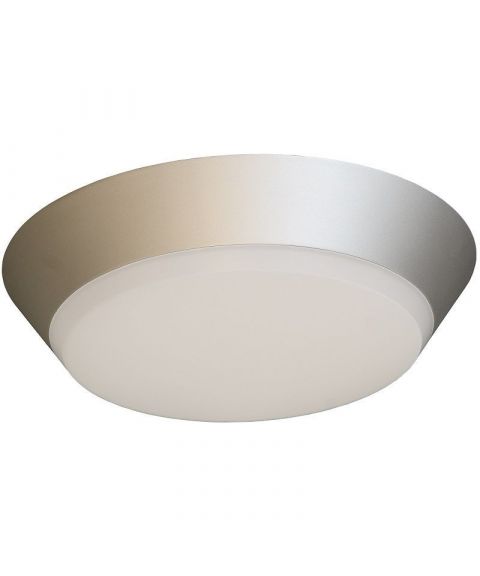 Draft taklampe, diameter 31 cm, dimbar LED 3000K 1850lm, Sølvgrå