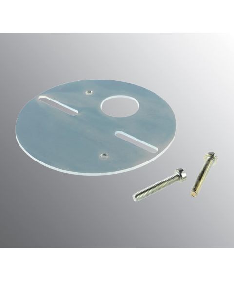 Light On festeplate for takboks, diameter 8,3 cm