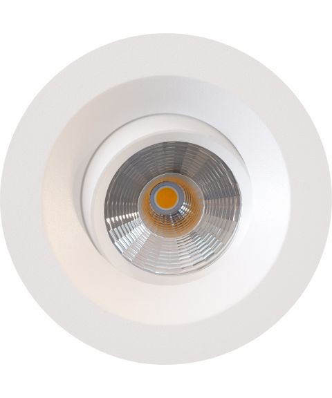 FR95 downlight med tilt (Isosafe), 6W LED, 2700K, inkl dimbar driver, IP44