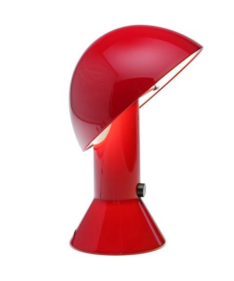 Elmetto bordlampe med justerbar skjerm, Rød