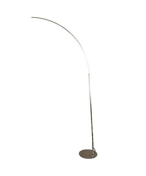 Slim gulvlampe, høyde 192 cm, dimber LED 1120lm 3000K, Krom