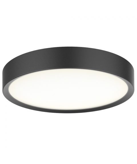 LED Plafond Universal, diameter 33cm, 18W 3000K 1440lm, Stepdim, IP44, Sort