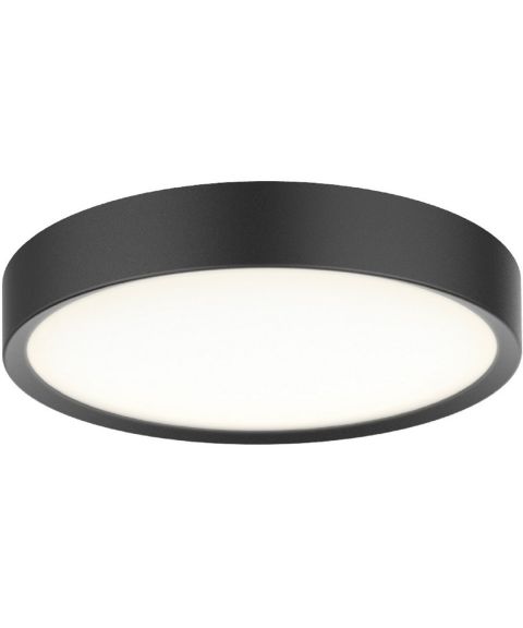 LED Plafond Universal, diameter 43 cm, 36W LED 2800lm 3000K IP44, 3 step dimming, Sort