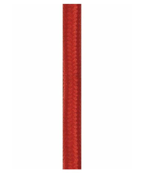 Stofftrukket 2 x 0,75 ledning, 4 meter, Rød (begrenset antall)