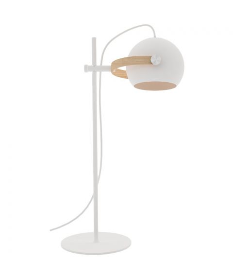 D.C bordlampe, høyde 50 cm, Hvit