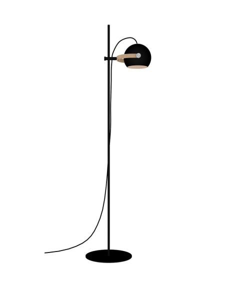 D.C gulvlampe, høyde 150 cm, Sort