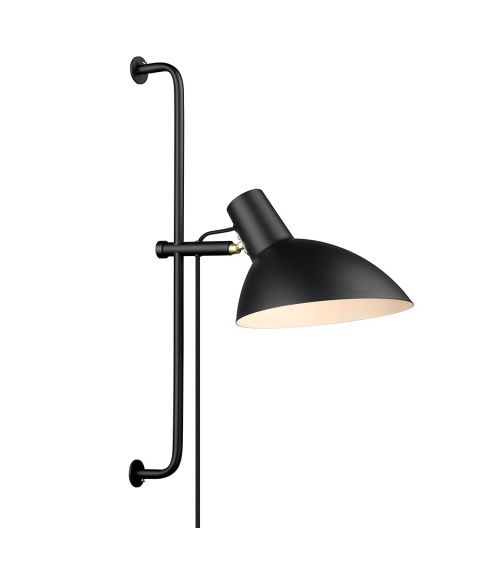 Metropole Grande vegglampe, høyde 52 cm, Sort