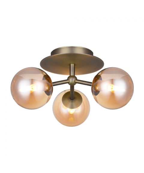 Atom Trio taklampe, diameter 26 cm