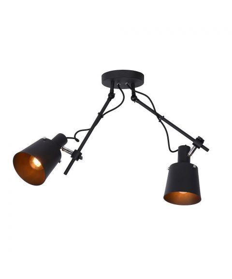 Quinny 2 taklampe, høyde 33 cm, Sort