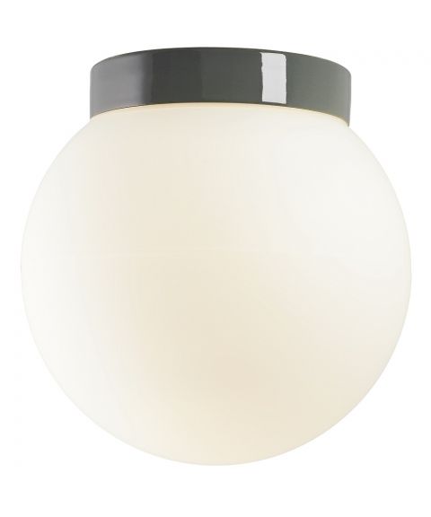 Classic Glob 300 taklampe, dimbar 12W LED 1350lm 3000K IP44, Matt opalhvitt glass