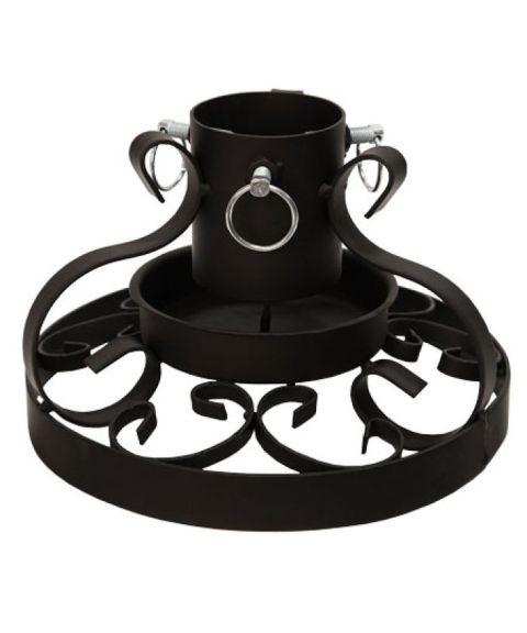 Juletrefot diameter 9 cm, for innendørs bruk, Sort