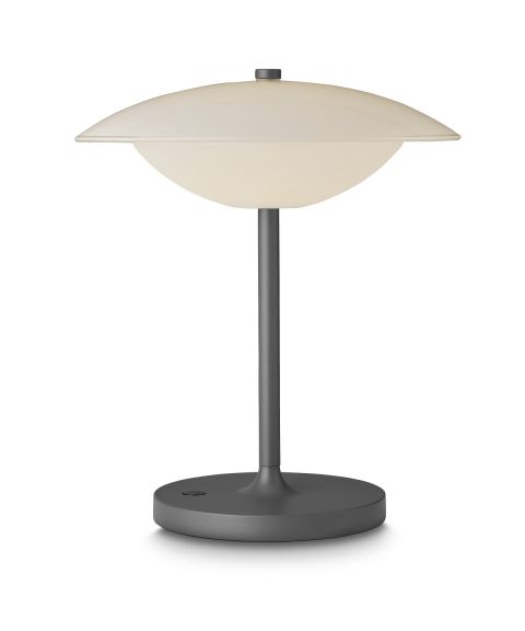 Baroni Move oppladbar bordlampe, høyde 26 cm, Antrasitt