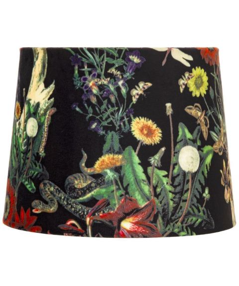Isak lampeskjerm 30 cm, Wild garden fløyel