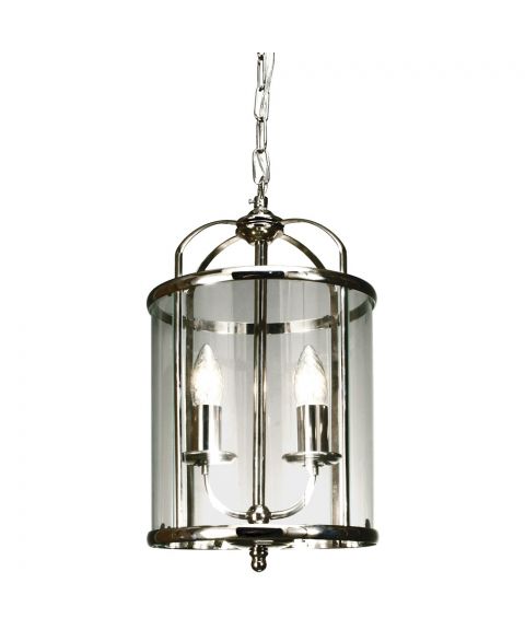 Budgie takpendel, diameter 23 cm, Krom