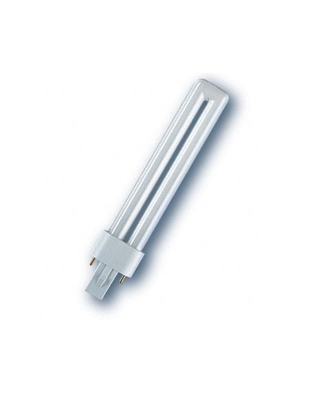 Kompaktlysrør 7W/830 G23, Osram Dulux® S (begrenset antall)