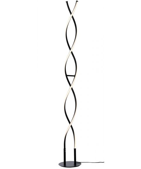 Vindla LED gulvlampe, høyde 155 cm, dimbar LED 990lm, Sort