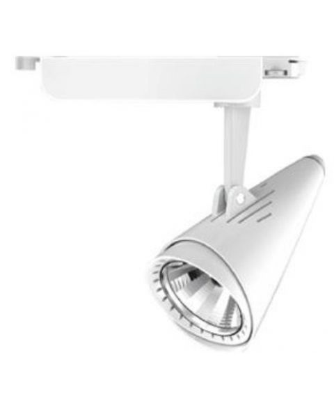 Acapulco spot for Global 3T-skinne, Hvit, 35W LED