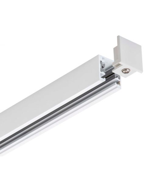 Designline strømskinne 230V, Hvit, Uten tilkobling