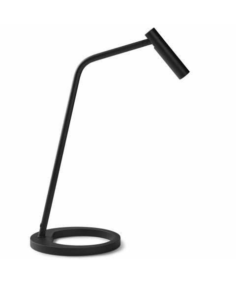 Antidark bordlampe T1, høyde 45 cm, Sort