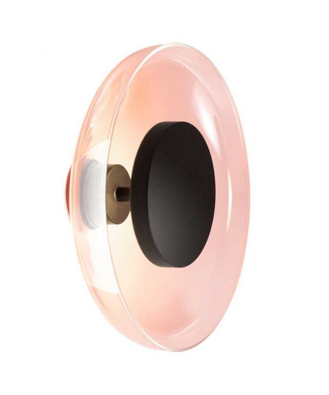 Aura Plus vegglampe, diameter 25 cm, dimbar LED 2700K 470lm, Kobber