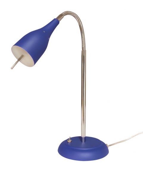 Tanum bordlampe med bryter, høyde 40 cm, Lavendel