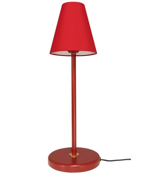 Haga bordlampe (u/skjerm), Rød