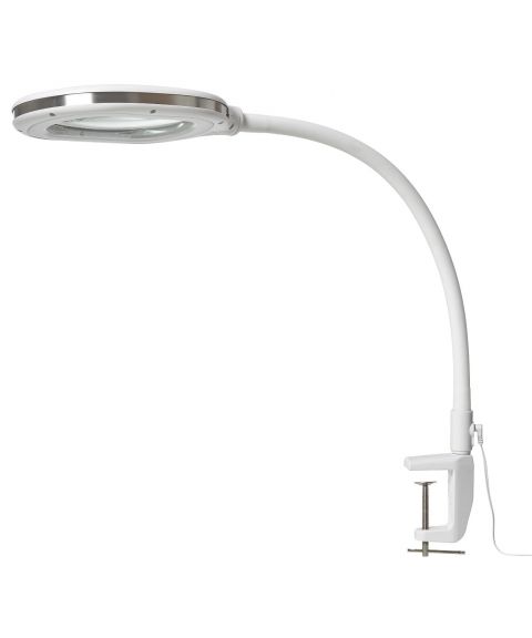 Varnhem lupelampe med bordfeste, 10W LED 3000K 950lm, Armlengde 70 cm, Stepdim