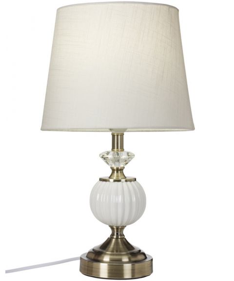 Siv bordlampe, høyde 43 cm