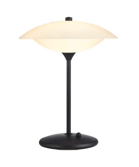 Baroni bordlampe, høyde 40 cm, Sort