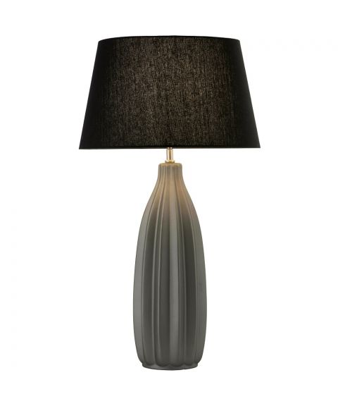 Bellatrix bordlampe (u/skjerm), høyde 72 cm, Grå