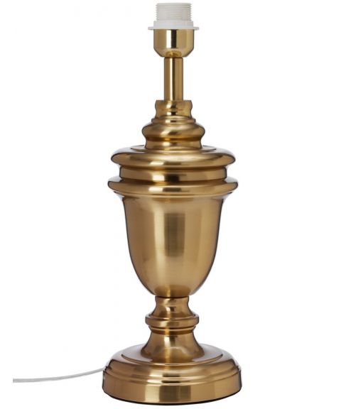 Lampefot BF2340BM for tekstilskjerm, høyde 43 cm (u/skjerm), Børstet messing