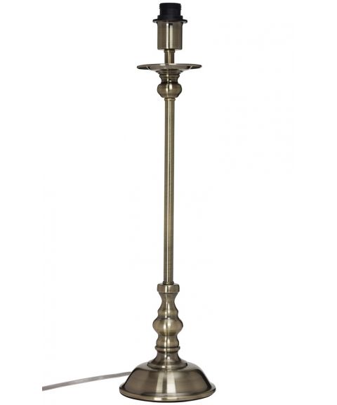 Lampefot BF3017A for tekstilskjerm, høyde 48 cm (u/skjerm)