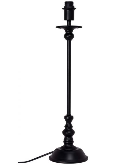Lampefot BF3017SV for tekstilskjerm, høyde 48 cm (u/skjerm)
