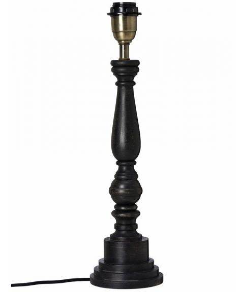 Lampefot BF8946SV for tekstilskjerm, høyde 46 cm (u/skjerm)