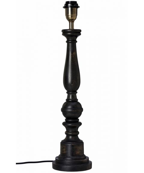 Lampefot BF8957SV for tekstilskjerm, høyde 57 cm (u/skjerm)