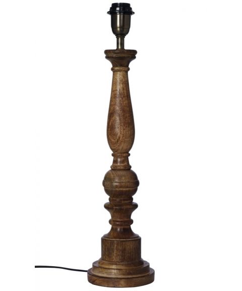 Lampefot BF8957T for tekstilskjerm, høyde 57 cm (u/skjerm)