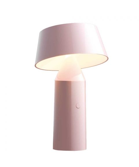 Bicoca oppladbar bordlampe, høyde 22 cm, Rosa