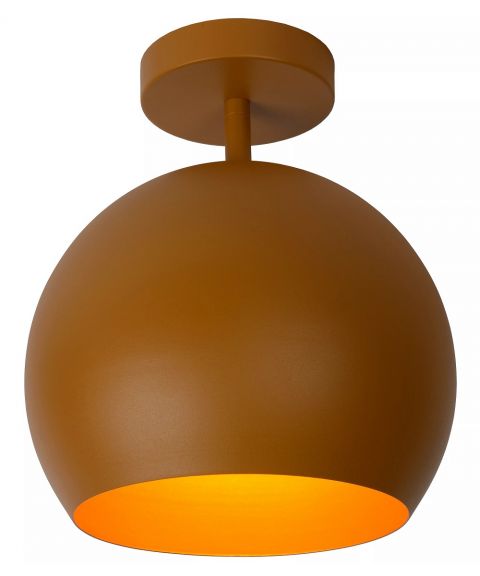 Bink justerbar taklampe, diameter 25 cm, Okergul
