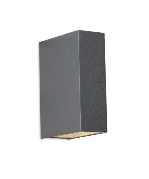 Biscaya duo vegglampe 2x3W LED, Antrasitt (begrenset antall)