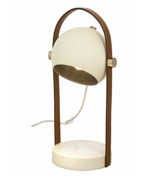 Bow bordlampe, høyde 38 cm, Hvit