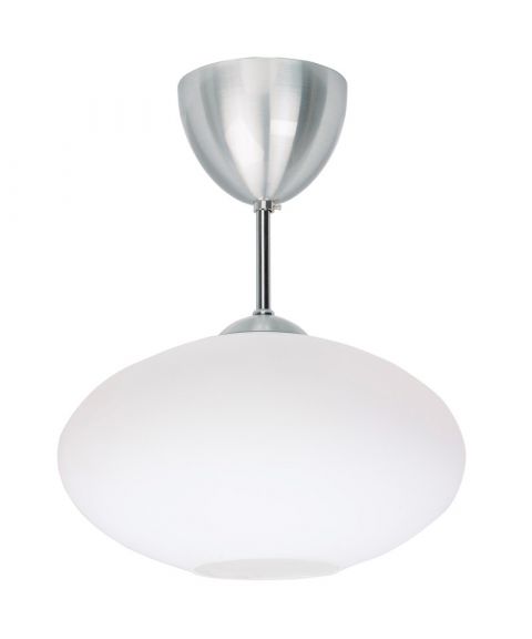 Bullo P2235 nedpendlet taklampe, diameter 27 cm, Opalt glass